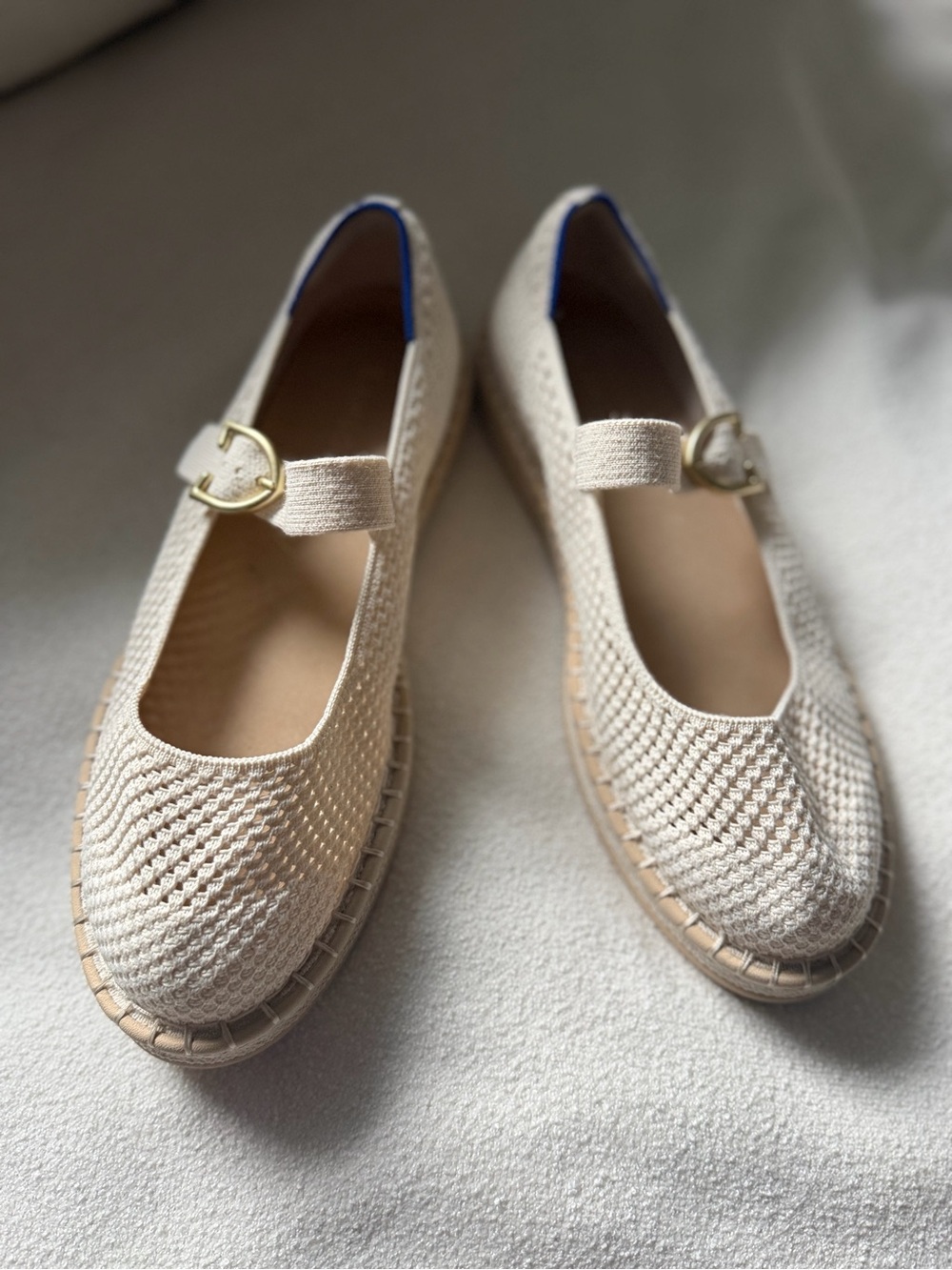 Rothy’s Woven Mary Jane Espadrille Flats